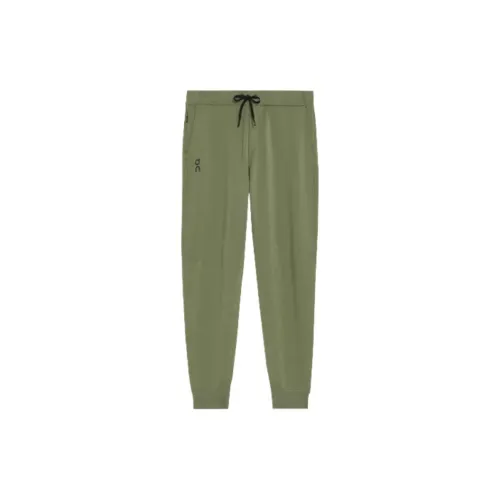 On Вязаные тренировочные брюки мужские Taiga зеленые