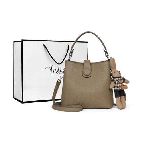 MILLIE'S Сумка через плечо из коровьей кожи с синтетической кожей сумка обычная женский хаки экрю