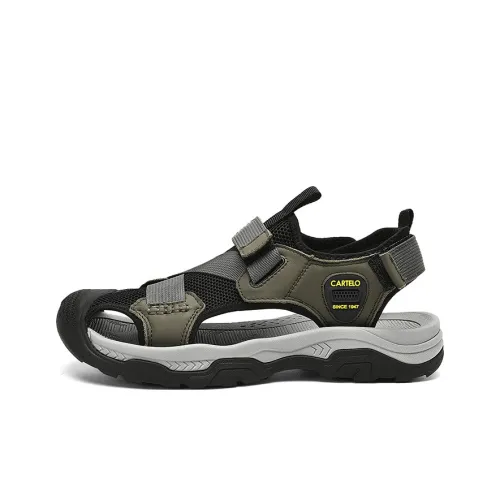 CARTELO Вода Land Сандалии Резистентная Обувь для треккинга с Сцеплением Мужская