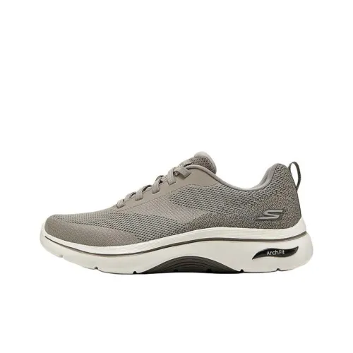 Skechers MEN'S GO WALK Износостойкий и Легкий Низкий Топ Кэжуал Мужской Тауповый