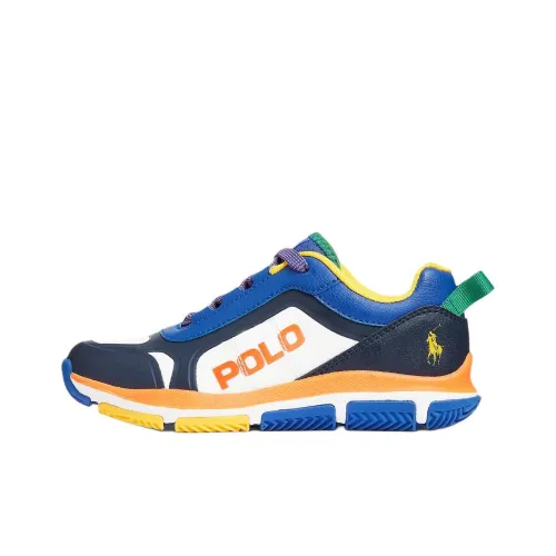 Polo Ralph Lauren Спортивный Racer Low Топ Детские Лайфстайл Обувь Синий Подростки