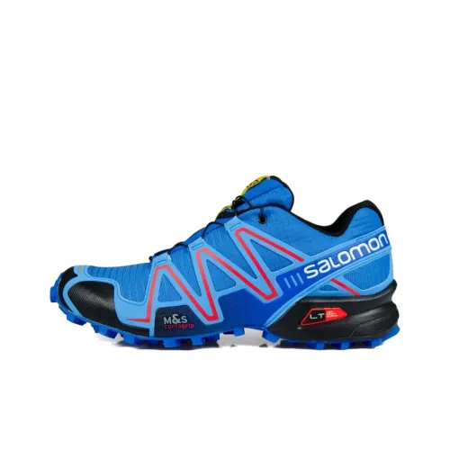 SALOMON Speedcross 3 Противоскользящие устойчивые к истиранию низкий топ беговые кроссовки мужские синие