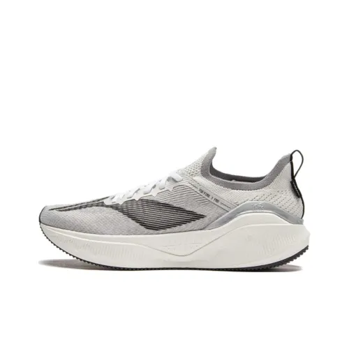 LINING YueYing 3,0 Pro Беговые кроссовки Низкий топ Светлый лайм/Ультраматовый серый/Стандартный белый Мужской