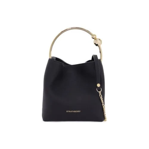 Strathberry Телячья кожа Сумка через плечо Сумка Женская Черная