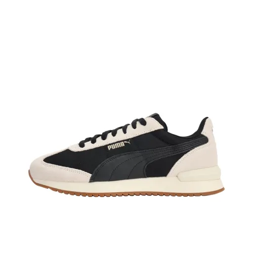 PUMA R78 Nylon Retro Casual Low Top Черный/Белый Унисекс