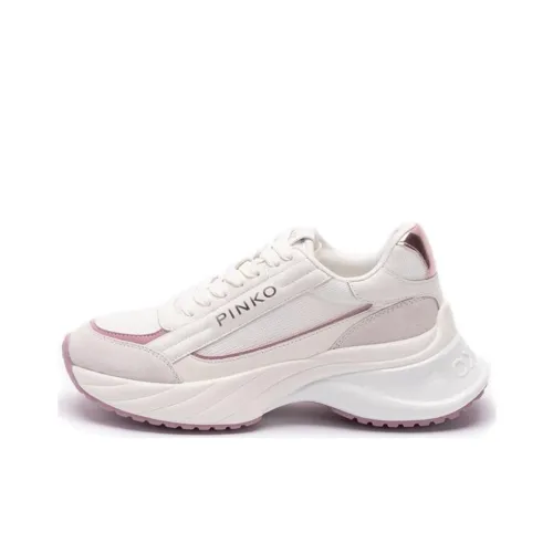 PINKO Ариэль Низкий Топ Повседневный Женские Белый Розовый