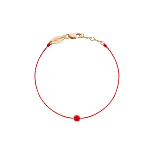 Redline 18K Розовое золото с рубином браслеты унисекс красный