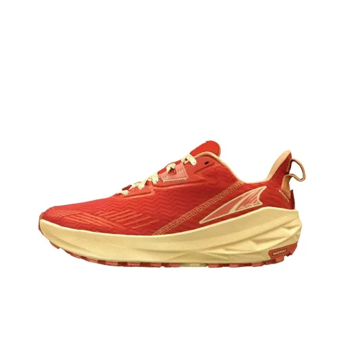 Altra Slip Resistant Abrasion Resistant Низкие Кроссовки для Беговых Пути Женские Красный Апельсин
