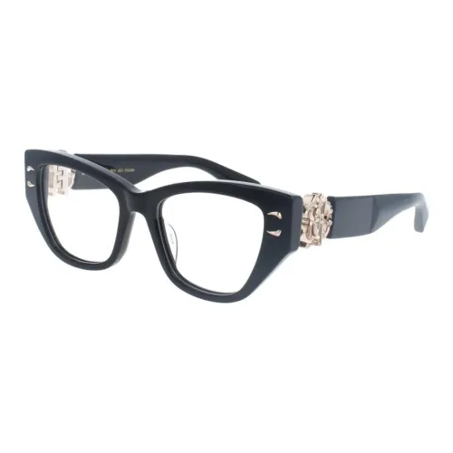 Roberto Cavalli Ацетатные оправы для очков "Кошачий глаз" Женские Черные