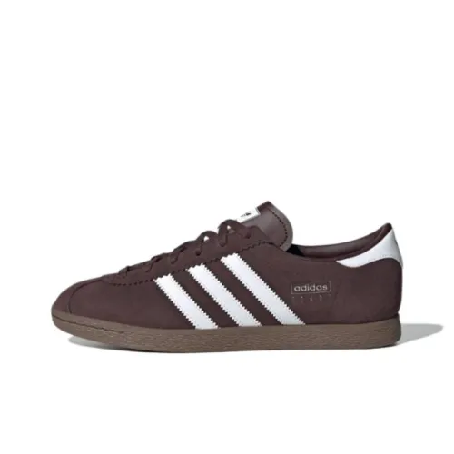 Adidas Originals Городской Slip Resistant Abrasion Resistant Низкий Топ Скейтборд Кроссовки Унисекс Коричневый