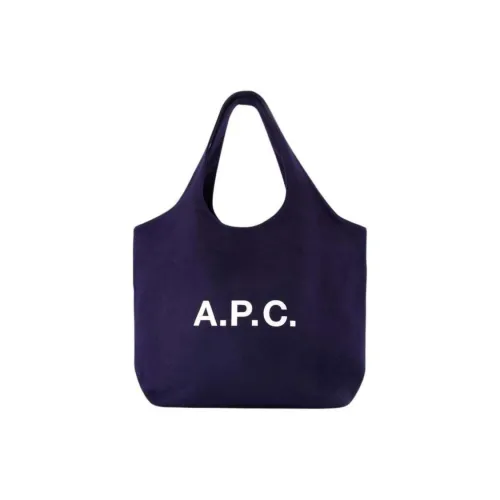 A.P.C Ninon Шерсть Тоут Сумка Сумка для покупок Сумка Сумка через плечо Женская Синяя