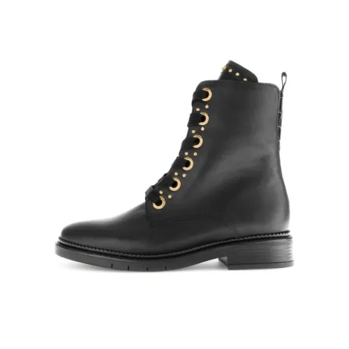 Gabor Comfort Короткий Мартин Ботинок 4CM Женский Черный