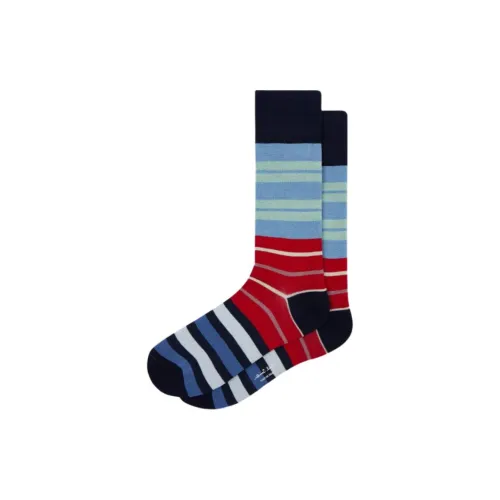 Paul Smith 1 пачка Морской синий Мужской MID Носки до икры