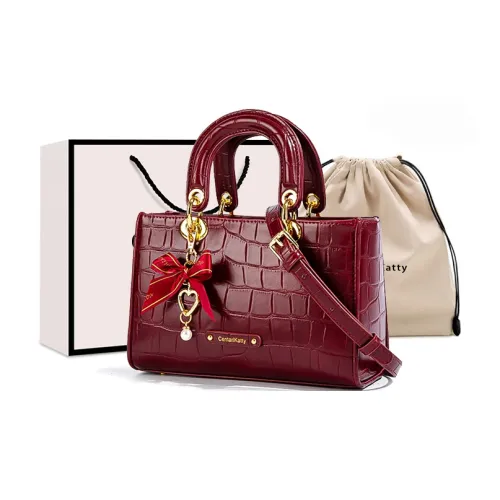 CentarlKatty Полиуретан Синтетическая Кожа Сумка Женская Бордовая