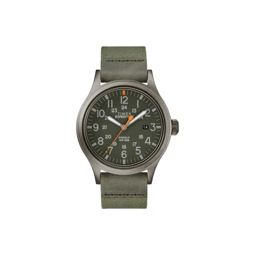 TIMEX Expedition Series Мужские часы Кварцевый механизм 40 мм Зеленый циферблат