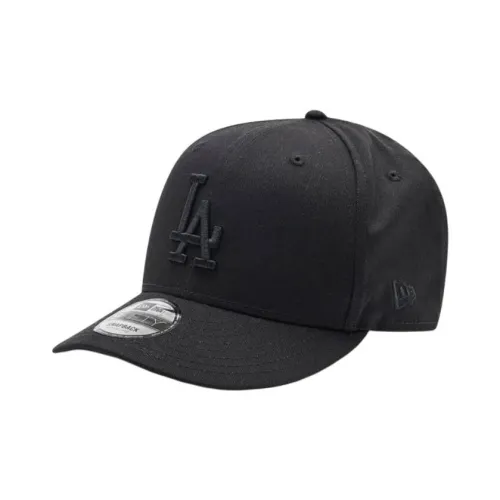 New Era Хлопковые кепки унисекс черные