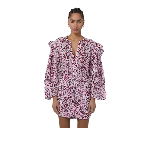 IRO NIGHT Розовый Женские Длинные Платья с Рукавами