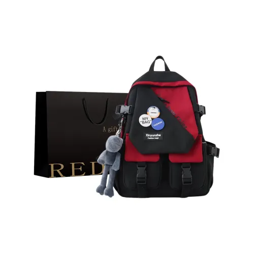 REDOO Нейлон Рюкзак Стандартный Мужской Черный Белый Серый Красный