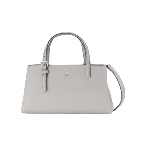 TORY BURCH Коровья кожа Портативная Сумка через плечо, Сумка на плечо, Средняя Женская, Серый