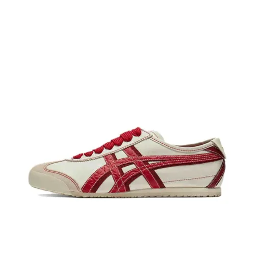 Onitsuka Tiger MEXICO 66 Casual Low Top Белый Красный Унисекс