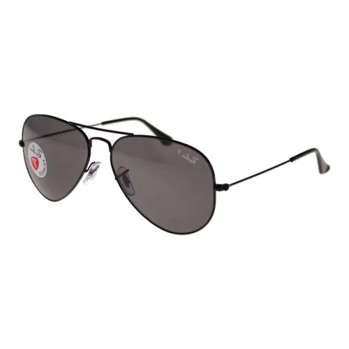 RayBan Металлические Aviator Солнцезащитные очки Унисекс Черные