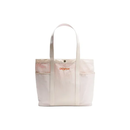 lululemon Полиэстер Тоут Сумка Сумка для покупок Сумка Сумка через плечо Unisex Light Айвори