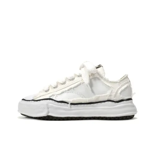 MIHARA YASUHIRO Peterson Низкий Топ Стильный Скейтбординг Унисекс Белый