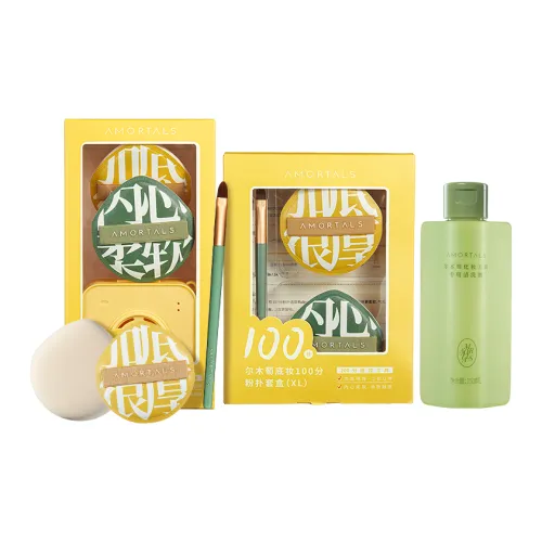 AMORTALS Плюс Points Розовый 100 Points Розовый Очищающее средство MAKE UP Инструменты Легко наносится Набор из 3 шт