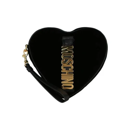 MOSCHINO Хлопок Клатч Женский Черный