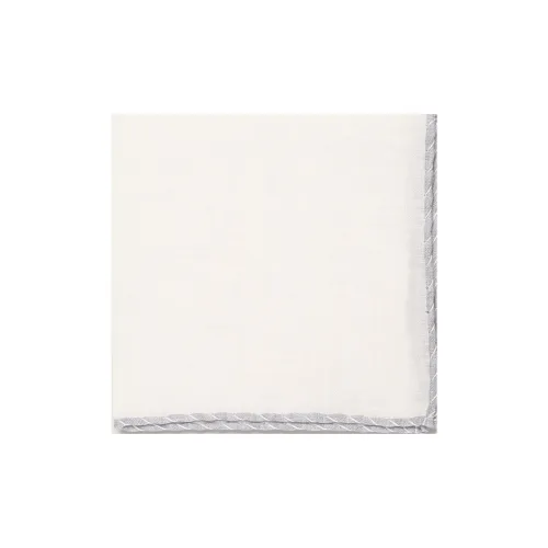 Eleventy FIRSTCLASS Made IN Italy Linen Silk Scarves Men's White