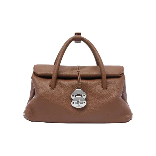 Zanellato Телячья кожа Одно плечо Сумка Маленькая Женская Коричневая