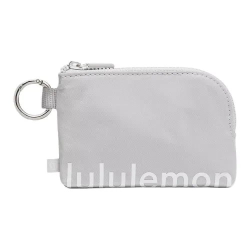 lululemon Нейлон Картхолдер Женские Капля воды Серебряный