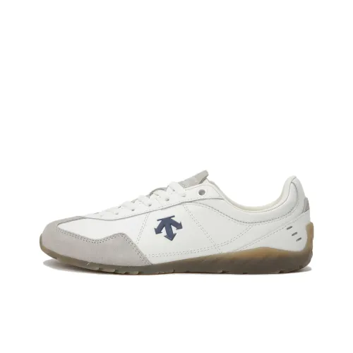 DESCENTE Kinetic Run Некайзер Легкий Низкий Топ Повседневная Беговая Обувь Унисекс Белый