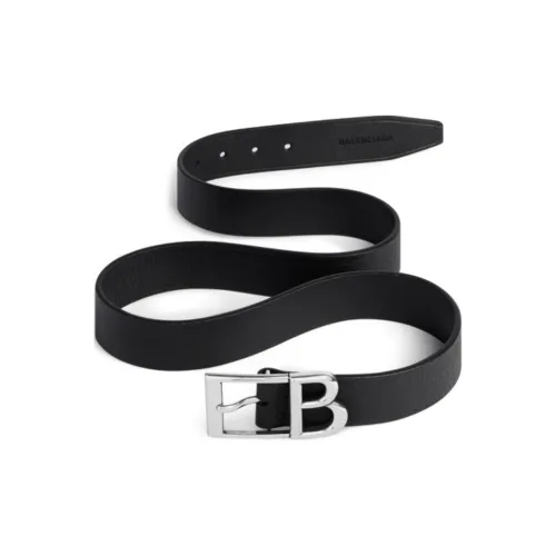 Balenciaga Ремни из коровьей кожи Мужской Черный Ширина 3,5 см