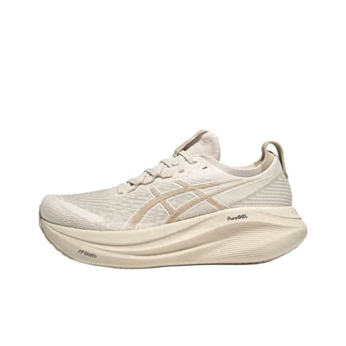 Asics Gel Nimbus 27 Беговые кроссовки Низкий топ Коричневый серый Мужской