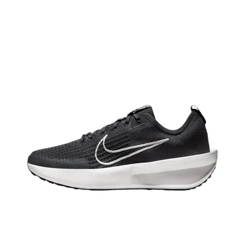 Nike Interact Run Slip-resistant Abrasion-resistant Low Top Casual Running Shoes Unisex Black Найк Interact Run Противоскользящий Устойчивый к истиранию Низкий Топ Повседневные Беговые Кроссовки Унисекс Черный