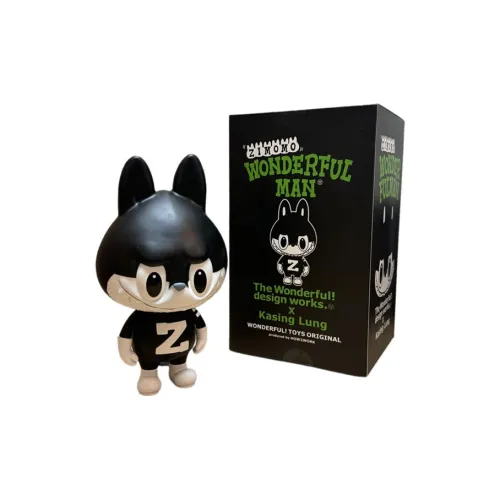 POP MART LABUBU ZIMOMO Wonderfulman Коллекционная Фигурка Около 22см