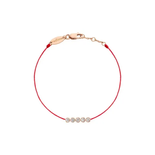 Redline 18K Розовое золото браслеты с алмазами женские розовое золото