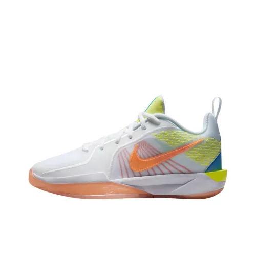 Nike Sabrina 2 Slip-resistant Abrasion-resistant Low Top Детские баскетбольные кроссовки Белый
