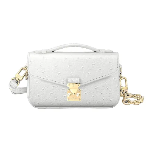 LOUIS VUITTON Pochette Metis Кожа Курьерская сумка Сумка через плечо Сумка Women's Silver