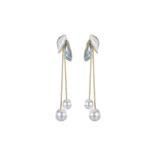 NATURALLYJOJO Жемчужная раковина Серьги Женские Белые