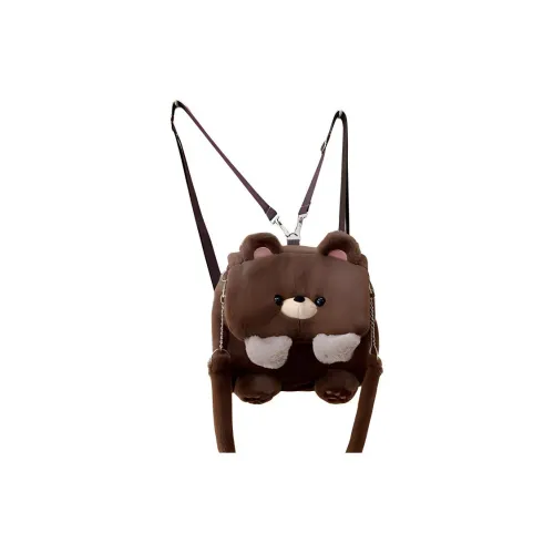 SUN ERATH U Флис Рюкзак Женские Коричневый