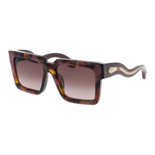 Roberto Cavalli Ацетат Квадратные Солнцезащитные Очки Женские Черепаховый