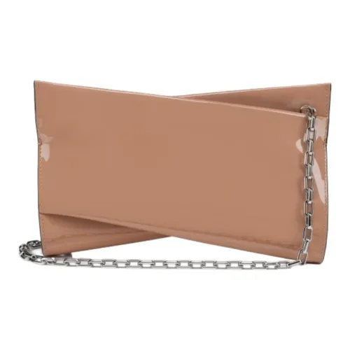 CL LUBOTING Лакированная кожа Сумка через плечо Маленькая Унисекс Коричневый