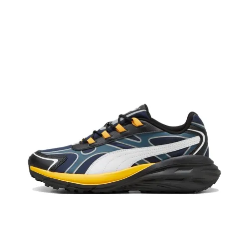 PUMA Hypnotic Slip-resistant Abrasion-resistant Low-top Беговые кроссовки Мужские Черные