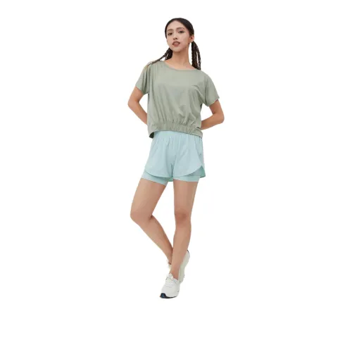 DECATHLON Зеленые Женские Спортивные Шорты