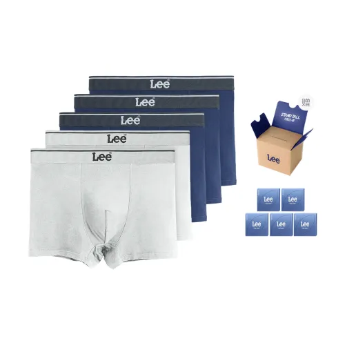 Ли совместный модель Brilliant Нижнее белье Подарочная коробка Мужской 5 пар