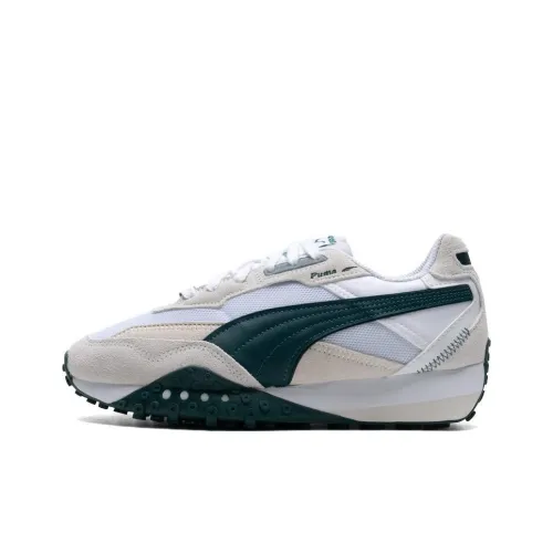 PUMA Blktop Rider Устойчивый к истиранию Низкий Топ Повседневная Обувь Унисекс Бежевый Зеленый