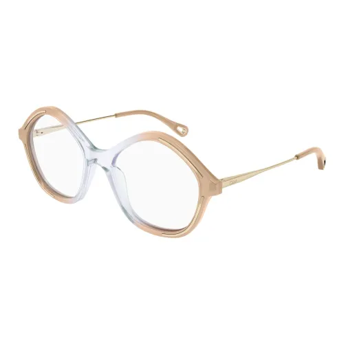 Chloe Пластик Нерегулярная форма Оправы для очков Женские Коричневый