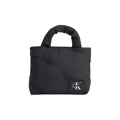 CALVIN KLEIN Переработанный Нейлон Тоут Сумка Сумка для покупок Сумка Обычная Женская Черная